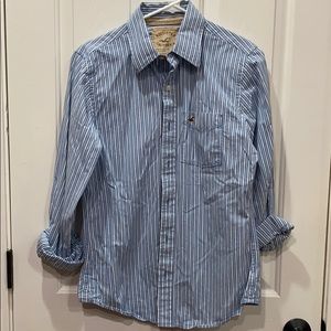 Men’s Blue striped button down